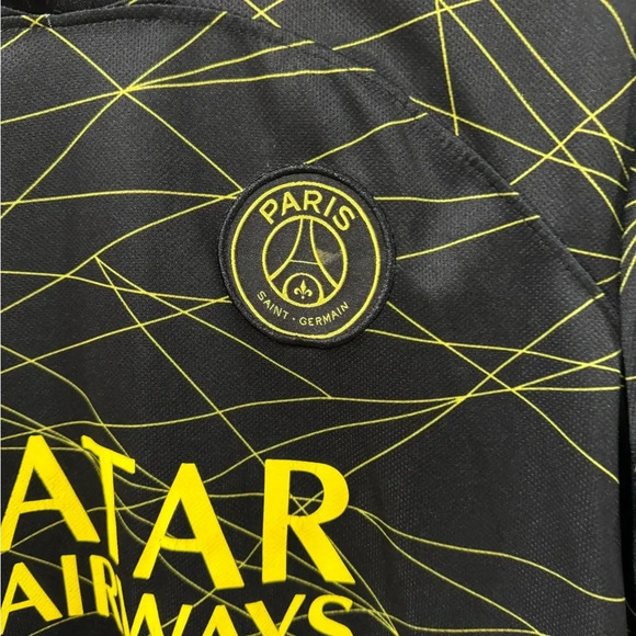 Mbappe Qatar Airways PSG Paris St. Germain Football Soccer Jersey - Picture 5 of 7